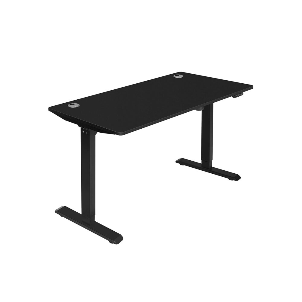 Pakeliamas stalas | 140 x 70 cm | Stovimas stalas | Juoda
