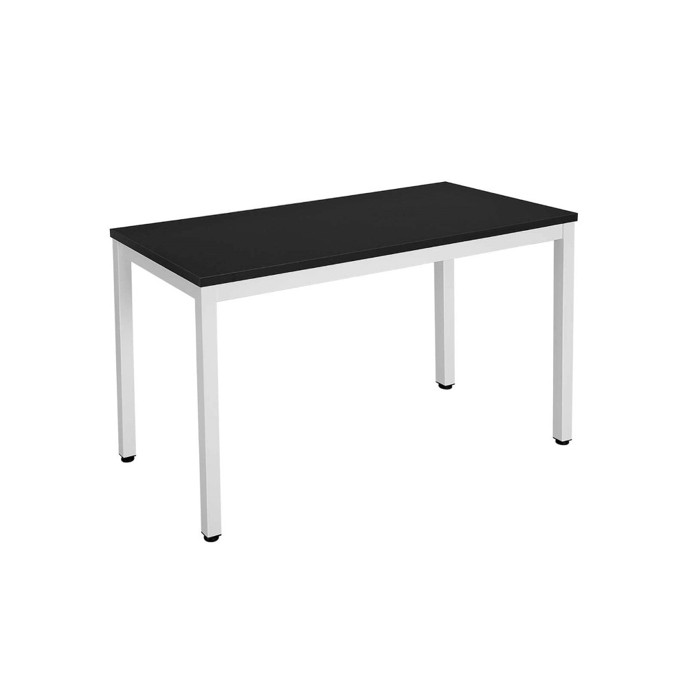 Modernus kompiuterio biuro stalas juodu stalviršiu 60 x 120 cm