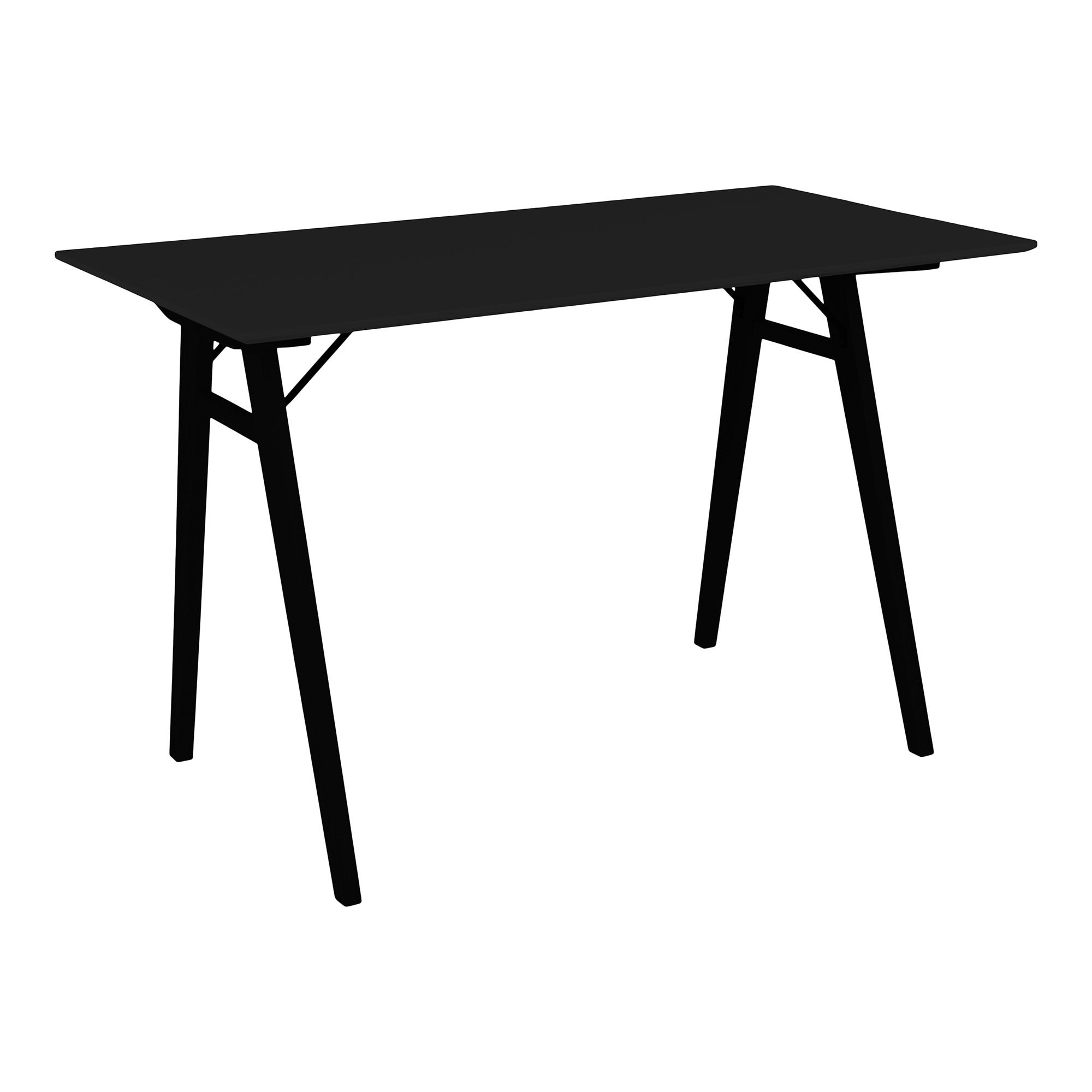 Skandinaviško stiliaus rašomasis stalas | 120 x 75 x 60 cm | Juoda