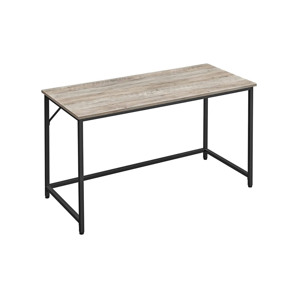 Industrinio stiliaus rašomasis stalas | 60 x 140 cm | "Rustic" ruda