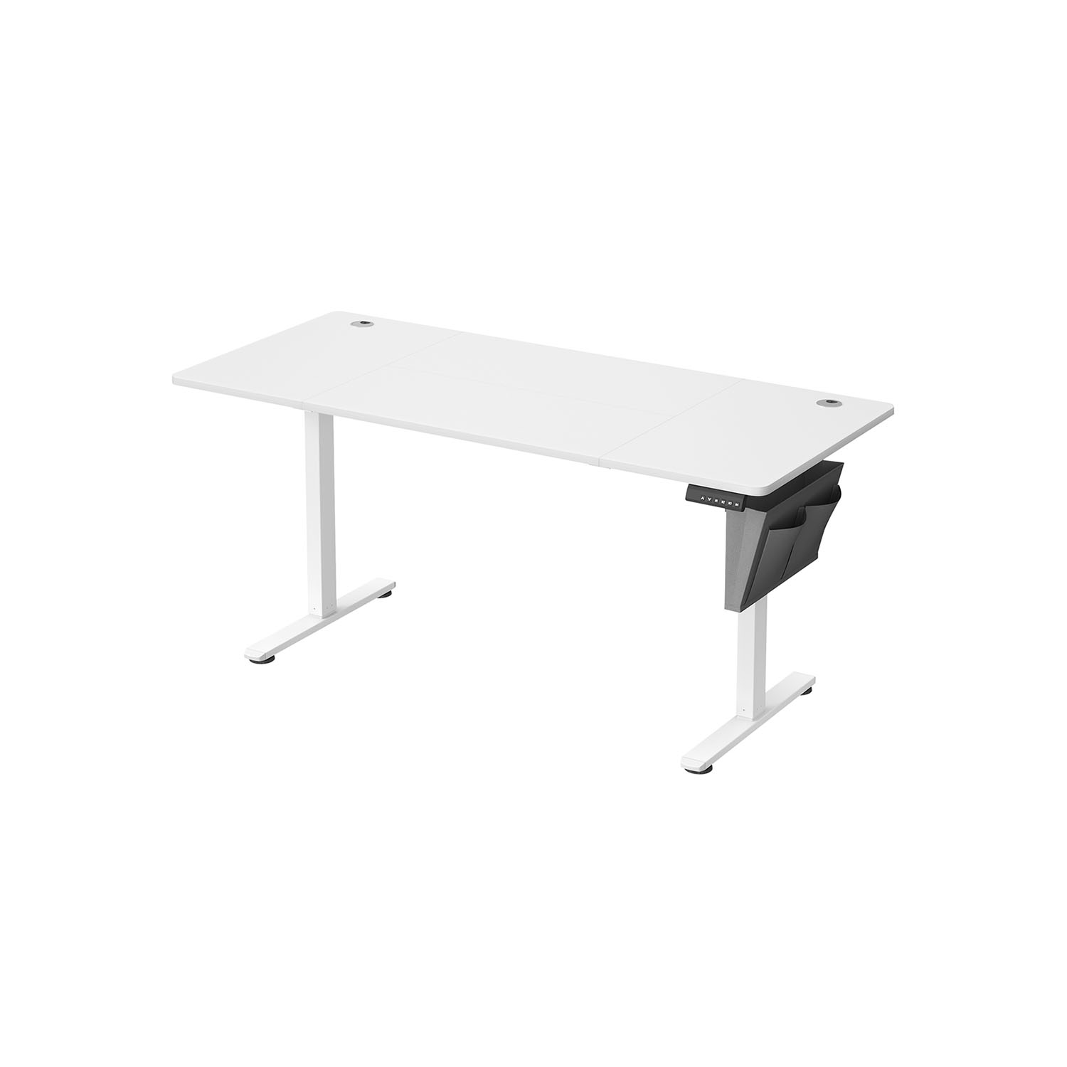Reguliuojamo aukščio stalas elektrinis 70 x 160 x (72-120) cm | 60 x 160 | Balta