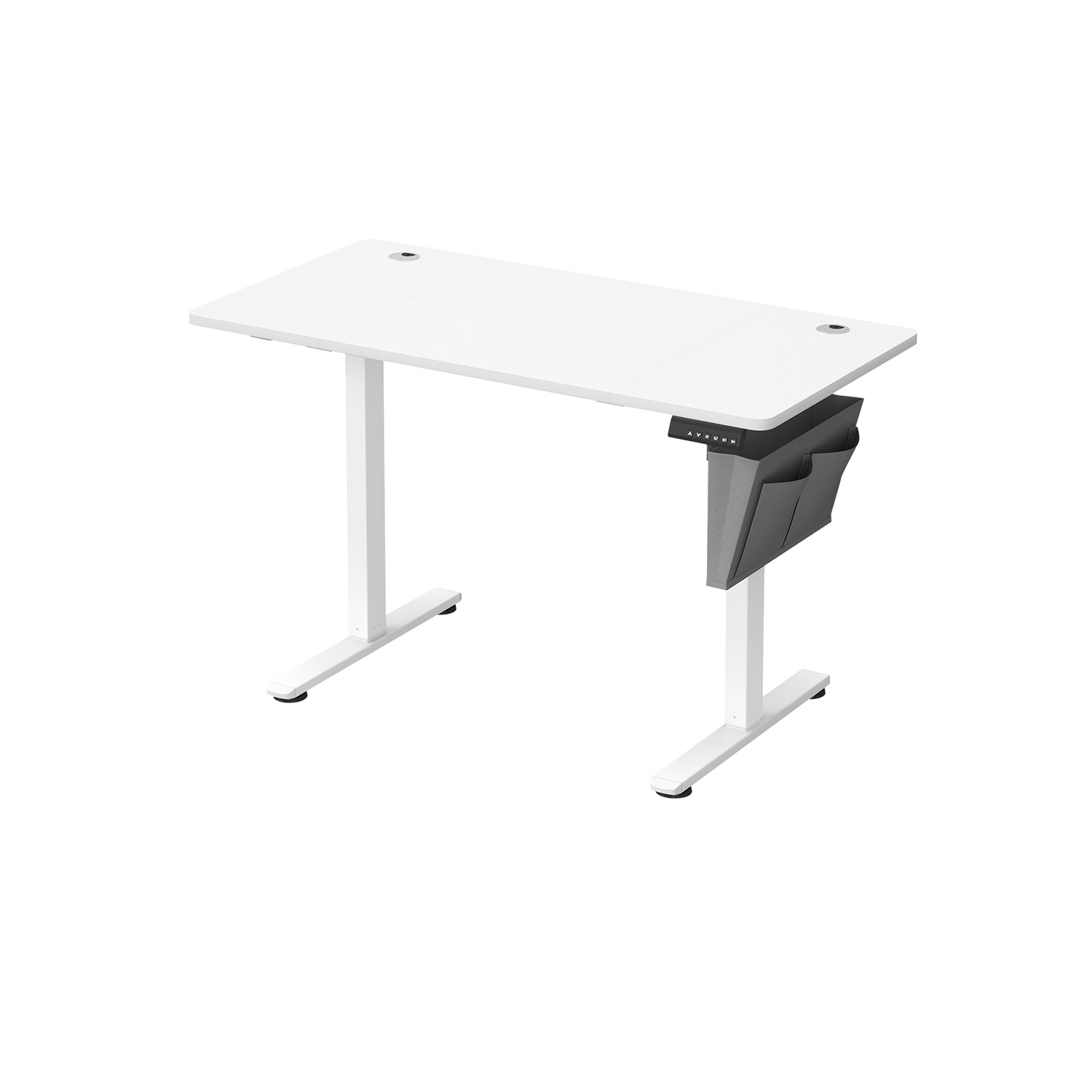 Elektrinis Reguliuojamo aukščio stalas | 60 x 120 x (72-120) cm | Balta