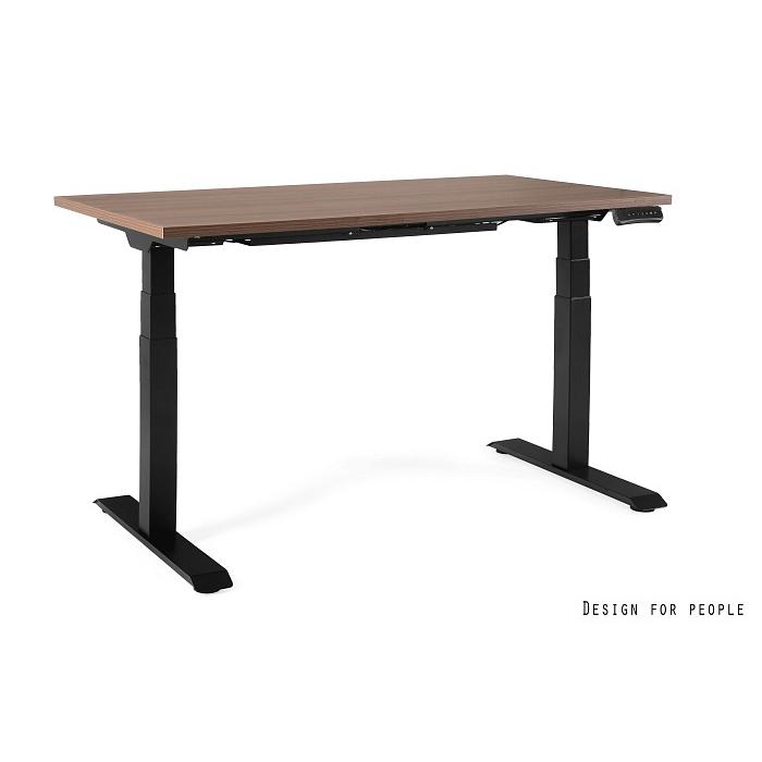 Elektrinis pakeliamas stalas biurui | GROW - BLACK - FRAME AND TOP - 160X70 CM