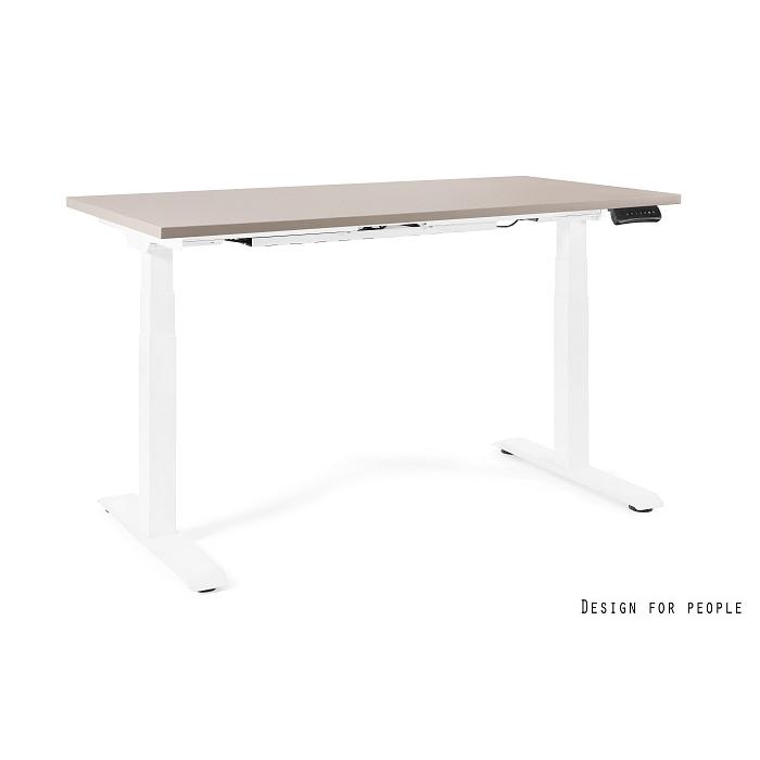 Elektrinis pakeliamas stalas biurui | GROW - WHITE - FRAME AND TOP - 160X70 CM