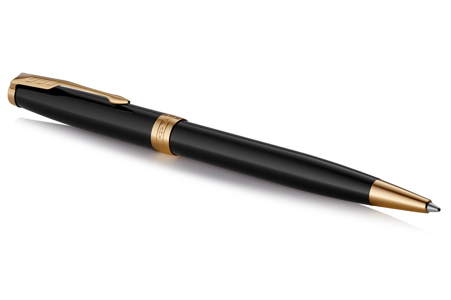 Parker Sonnet Black Lacquer GT tušinukas - 1931497
