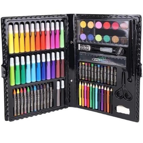 Blackmoon (9173) Dailės rinkinys tapybai 86 vnt. + lagaminas