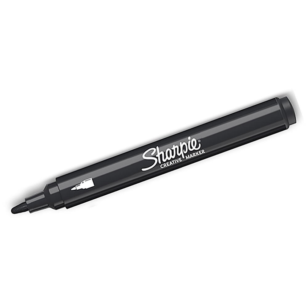 Akrilinis žymeklis Sharpie juodas (juodas), 1 vnt. - 2218123