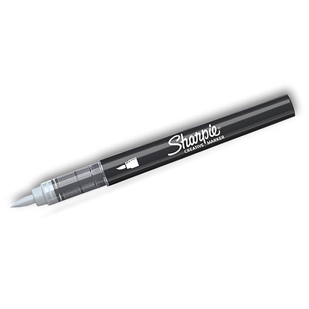 Sharpie Cool Grey akrilinis žymeklis (pilkas) - teptuko galiuku, 1 vnt. - 2218120