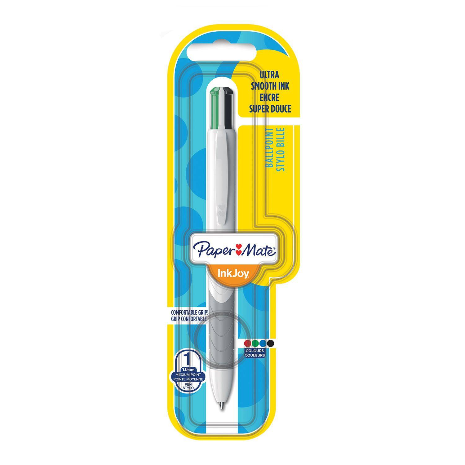 Paper Mate InkJoy Quatro 4 spalvų 1,0 mm standartinis rašiklis - 1956443