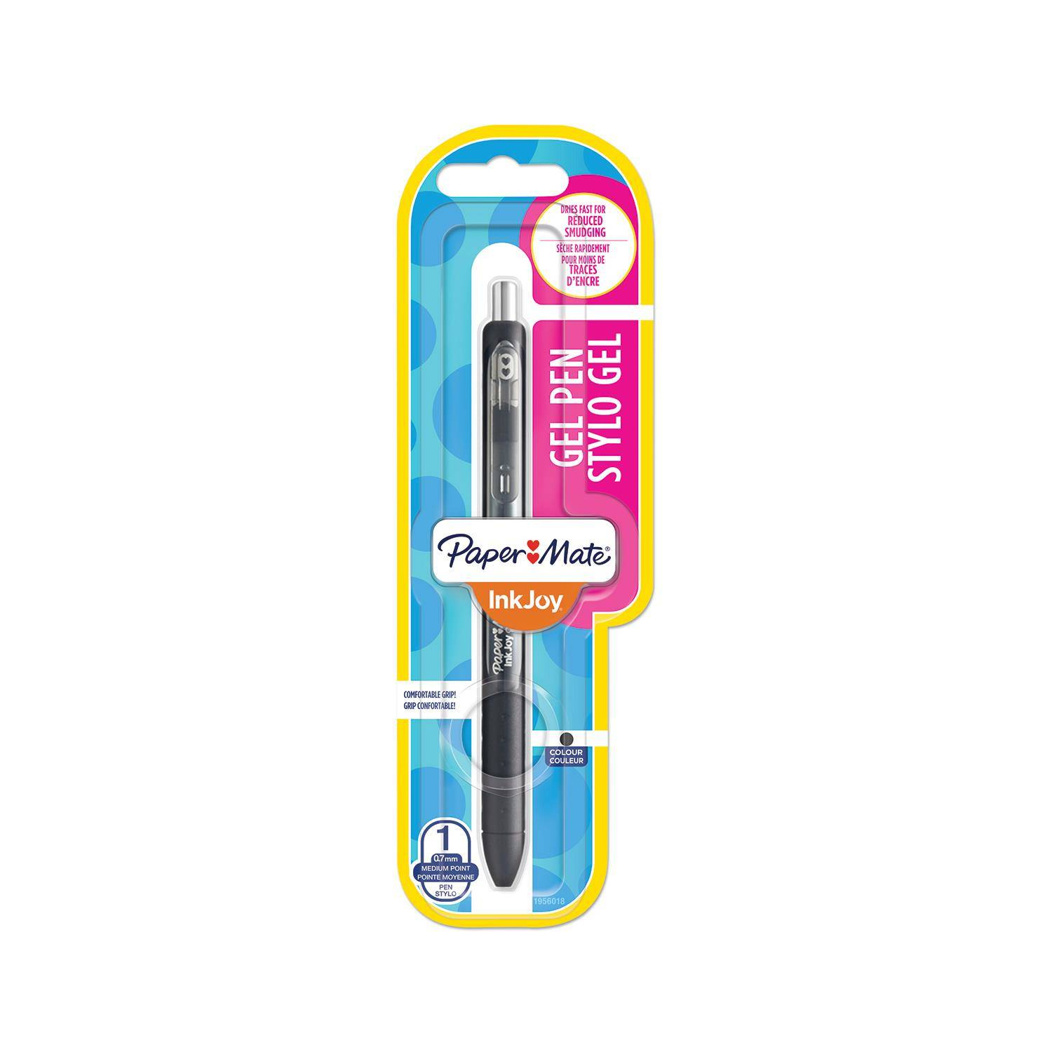 Paper Mate Inkjoy gelinis tušinukas juodos spalvos - 1956018