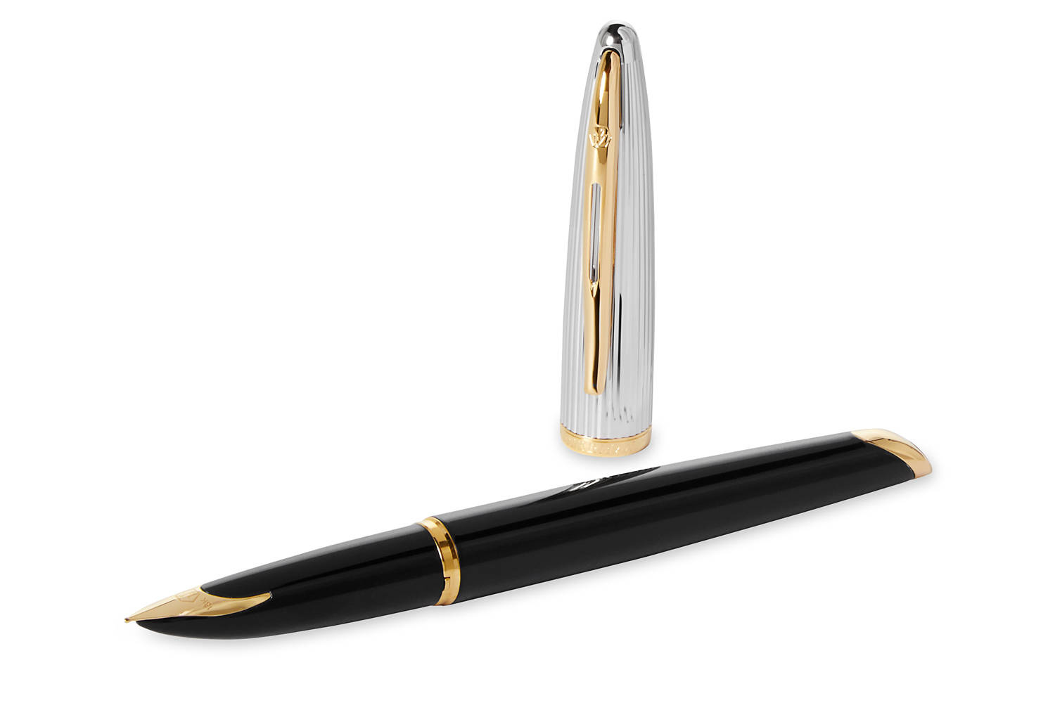Waterman Carène Deluxe Black GT plunksnakotis - S0699920