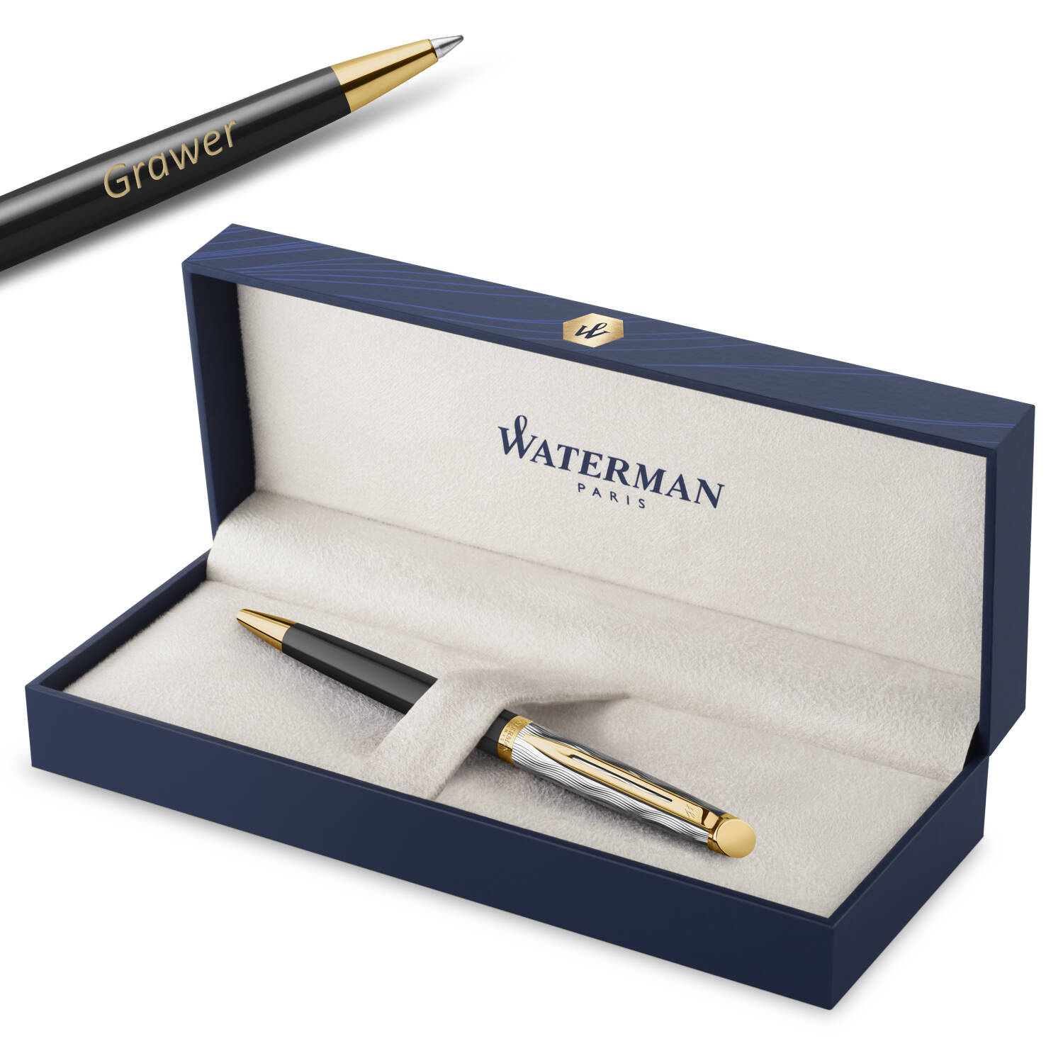 Waterman Hémisphère REFLETS DE PARIS tušinukas su graviravimu
