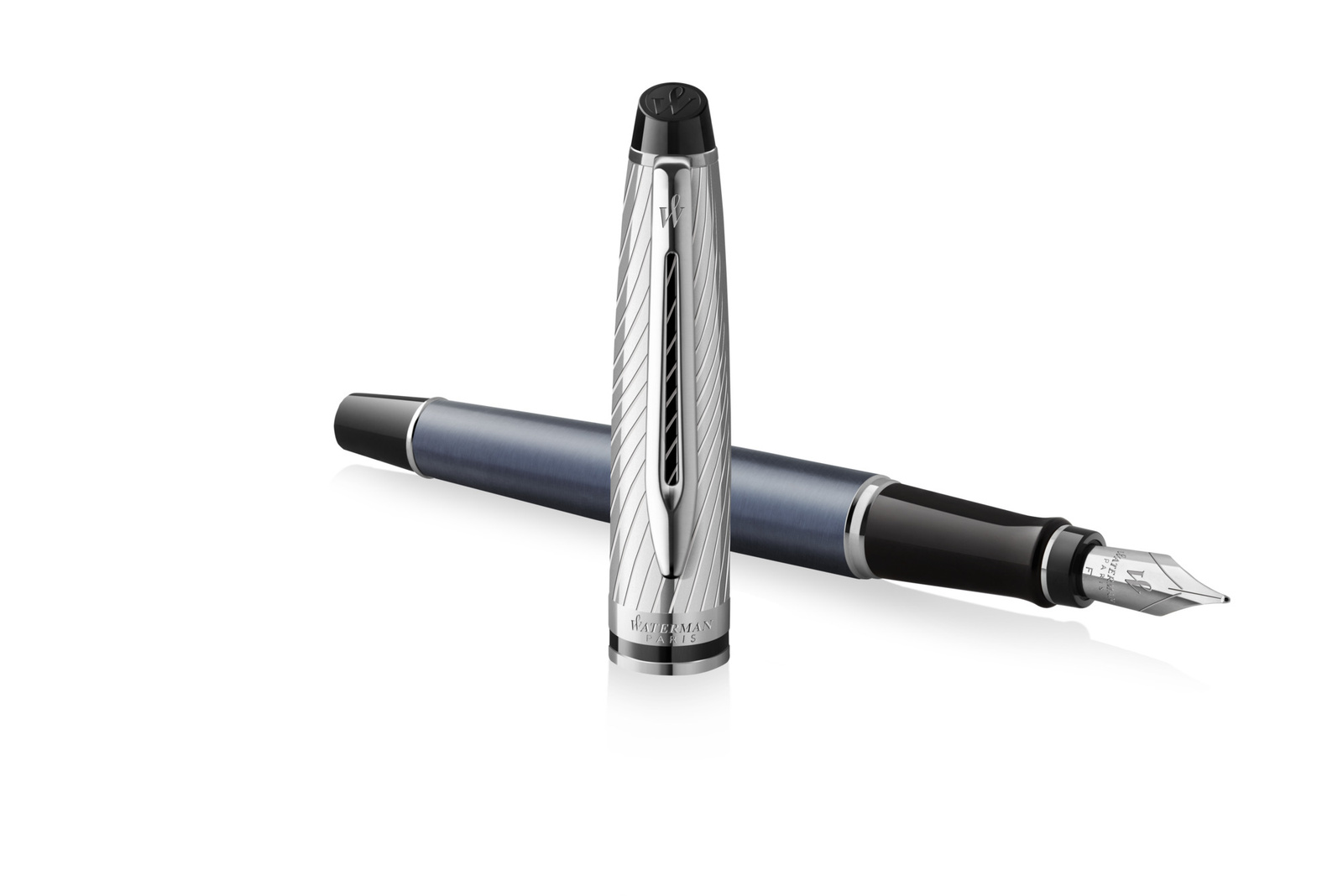 Waterman Expert Deluxe Metallic Graphite CT (M) plunksnakotis - 2187689