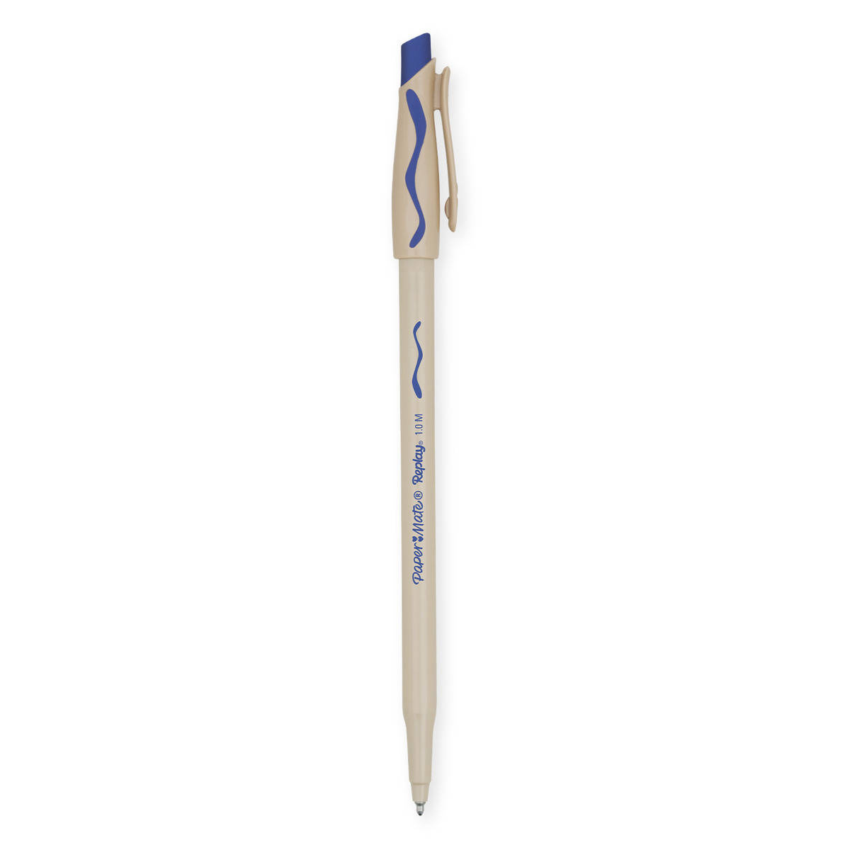 Paper Mate Replay trinamas 1,0 mm mėlynos spalvos rašiklis - S0190824