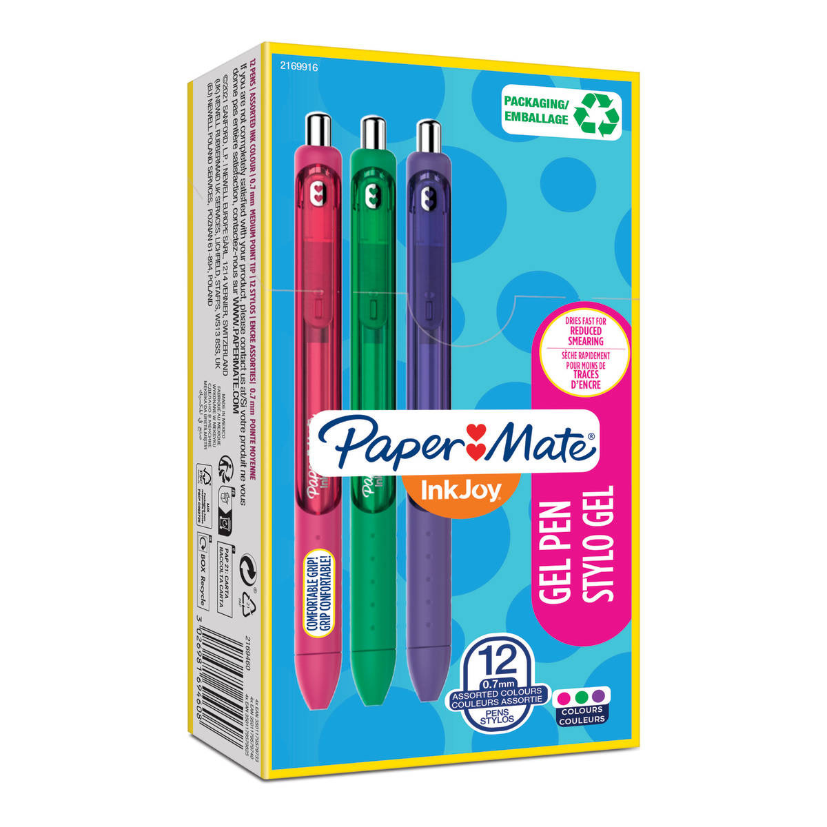 Paper Mate Inkjoy geliniai rašikliai Gel Mix 1 - 2169460