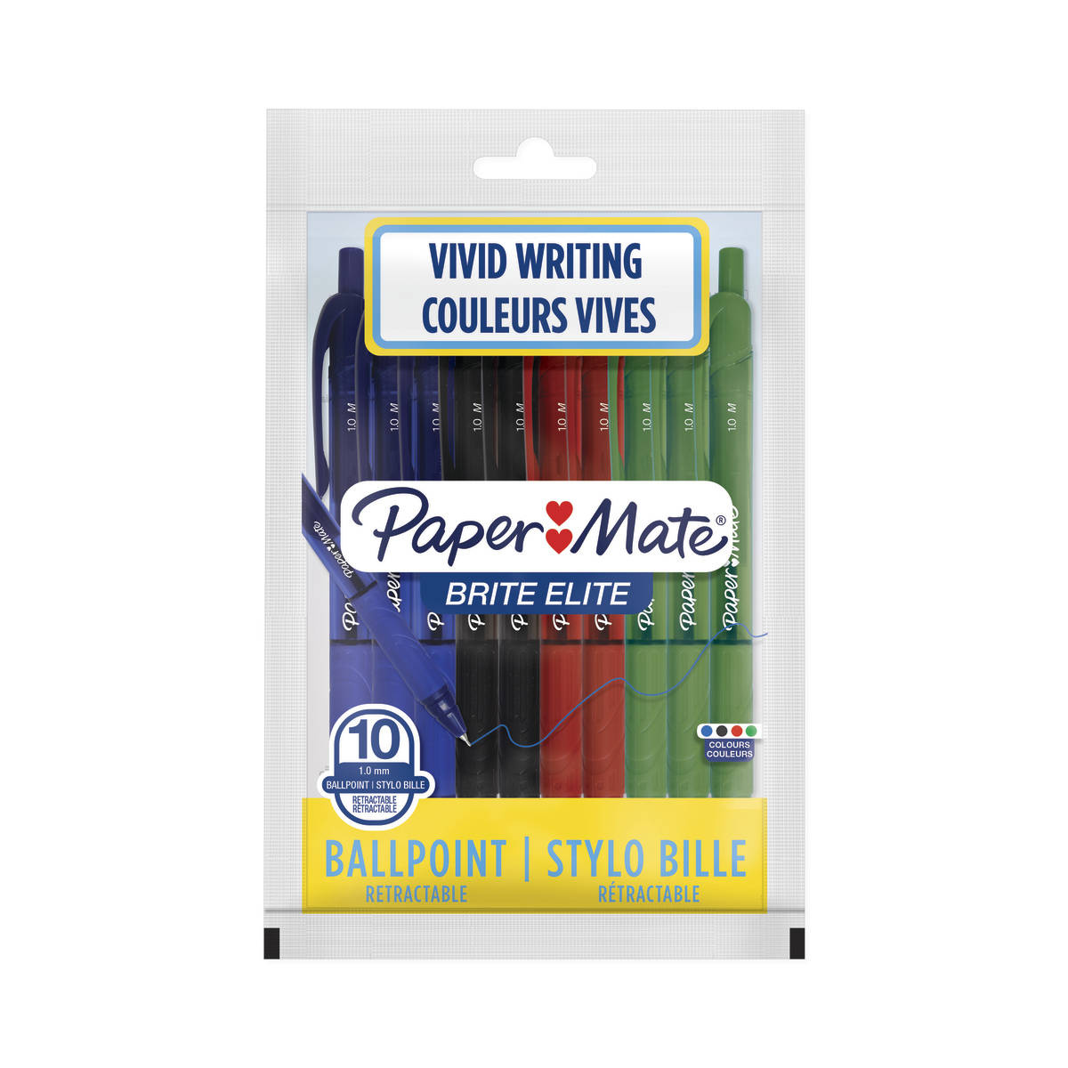 Paper Mate Alpha 1,0 mm tušinukai 10 vnt. - 2108179