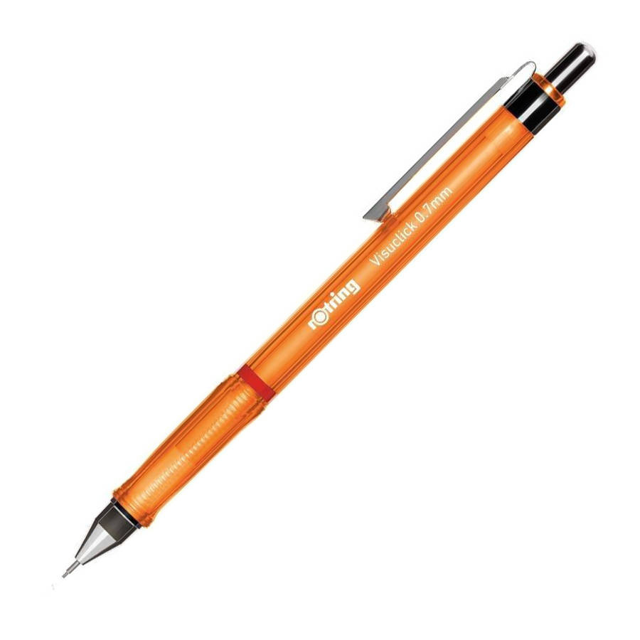 Automatinis pieštukas Rotring Visuclick 0.7mm 2B Oranžinis - 2089092