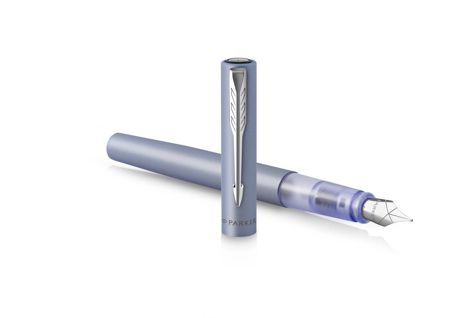 Plunksnakotis Parker Vector XL Silver Blue (M) - 2159745