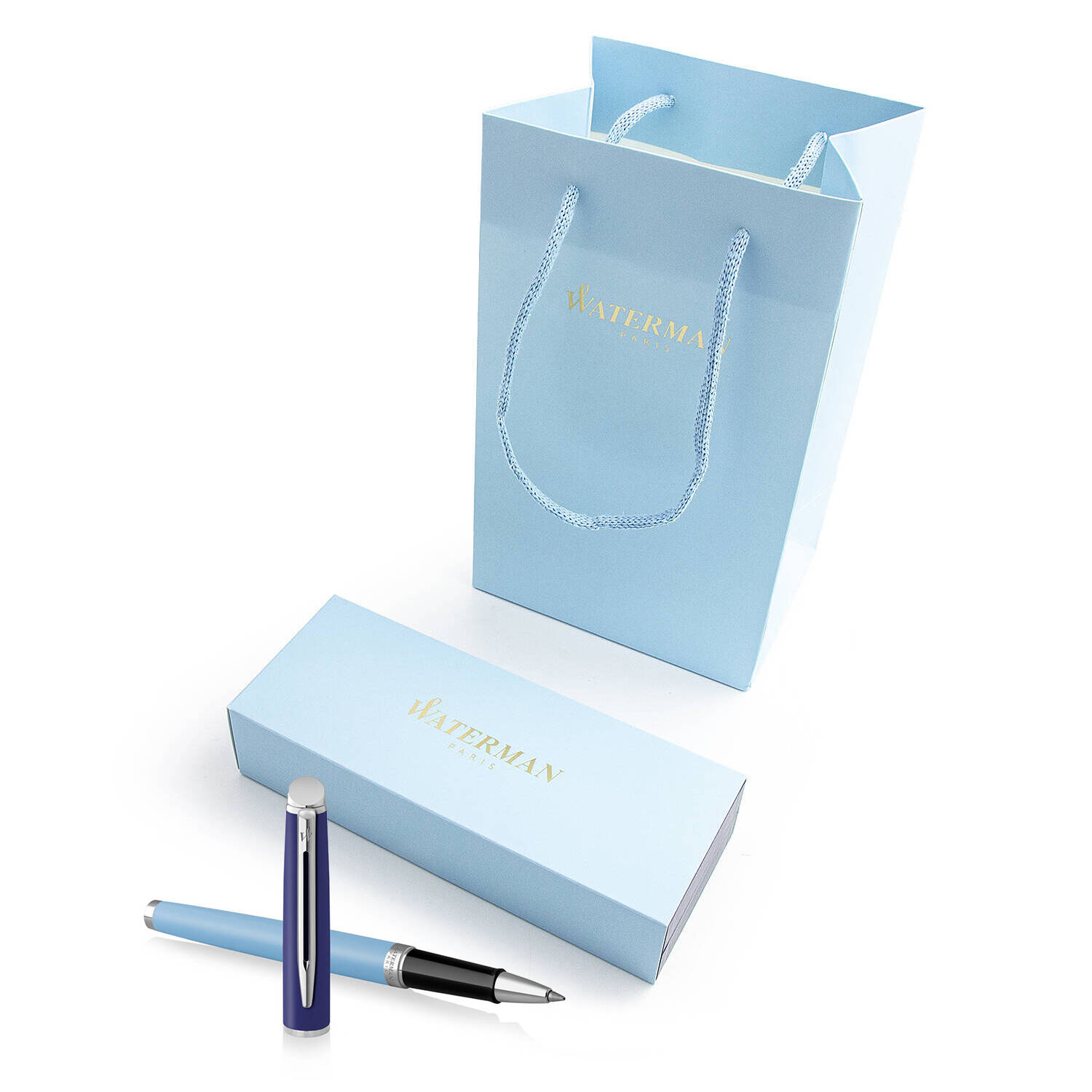 Waterman Hémisphère Color-Block Blue CT rašiklis su maišeliu