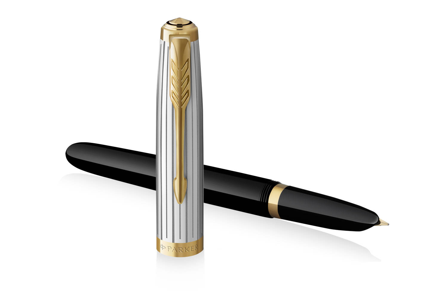 Plunksnakotis Parker 51 Premium Black GT (F) - 2169030