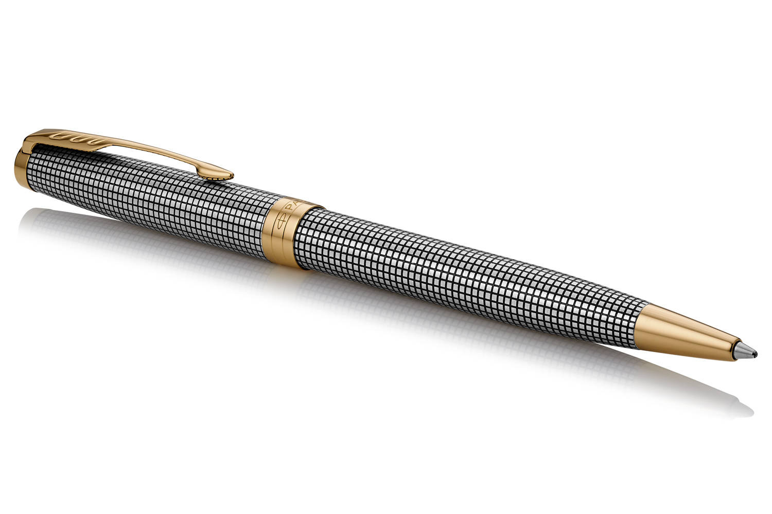 Tušinukas Parker Sonnet Premium Chiselled Silver GT - 1931492