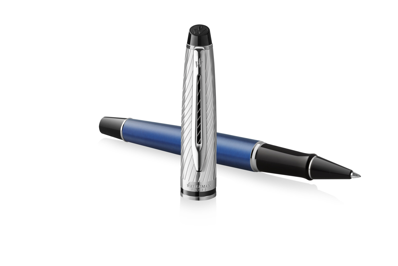 Waterman Expert Deluxe Metallic Blue CT rašiklis - 2187682