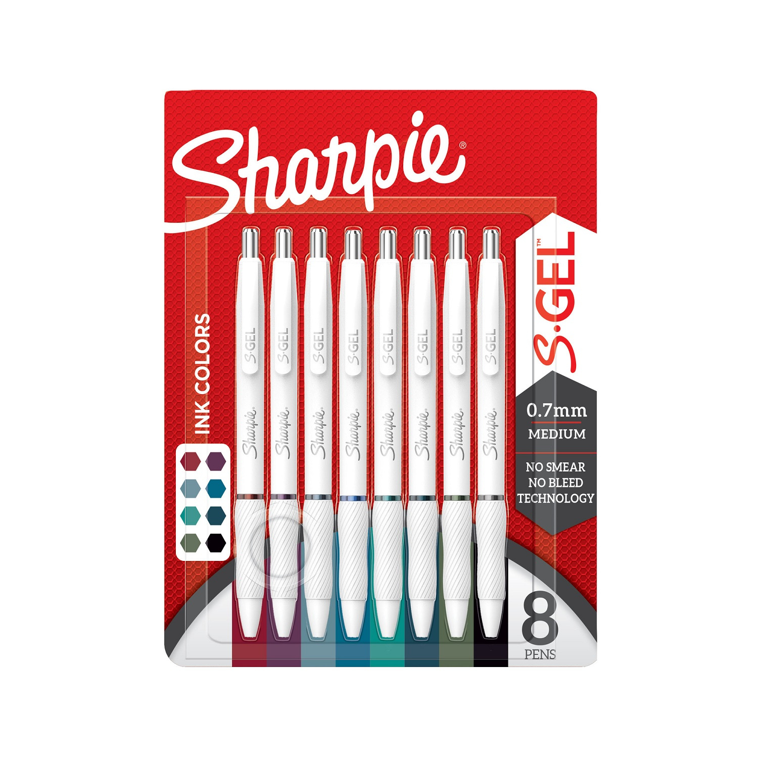 Sharpie S-GEL geliniai rašikliai Mix Colours 8 vnt. - 2208551