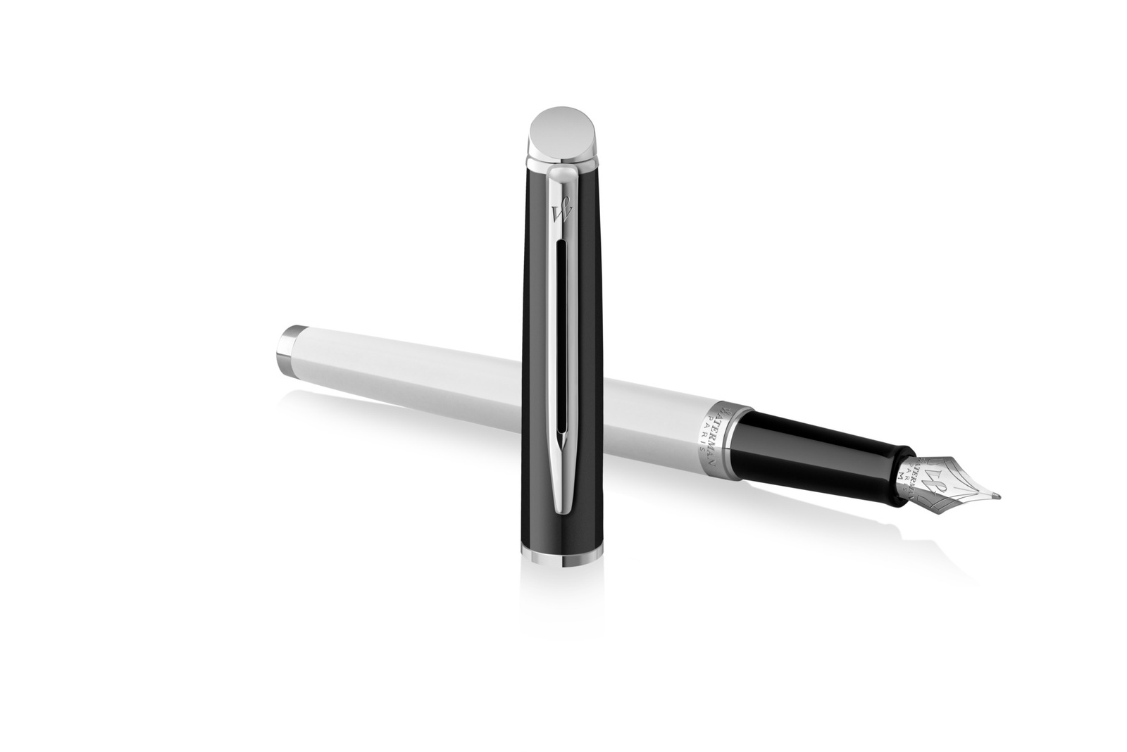 Waterman Hemisphere Color-Block Black-White CT (M) plunksnakotis - 2202844