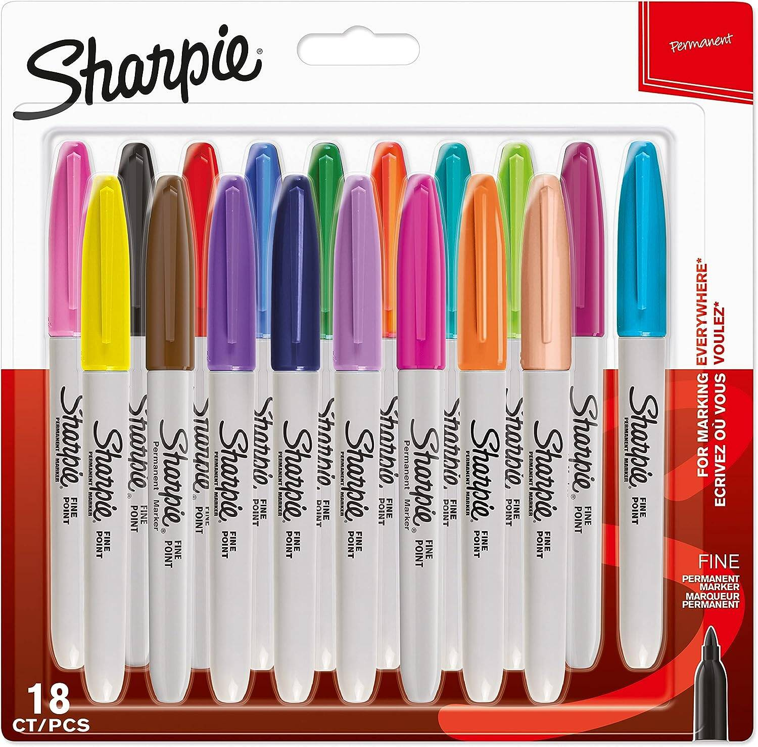 Sharpie Markeriai Fine 18 vnt. - 1996112