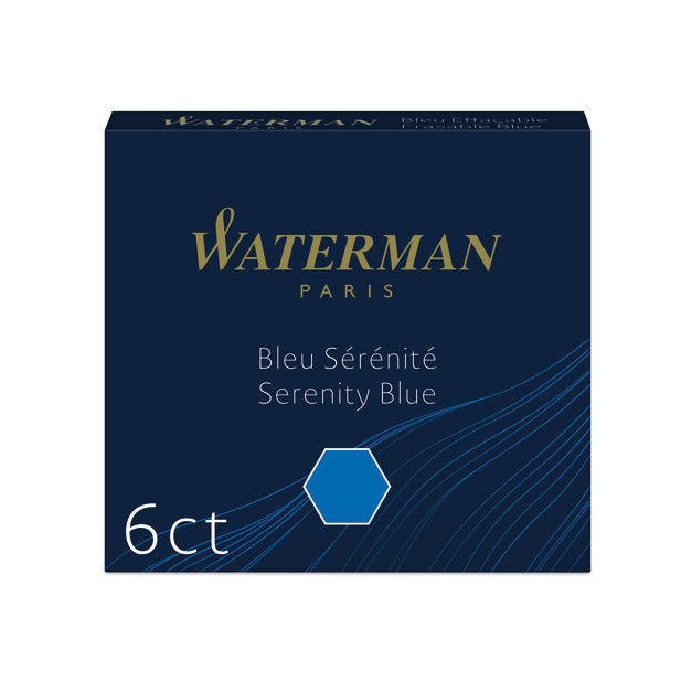Rašalo kapsulės Waterman International Mėlyna - S0110950