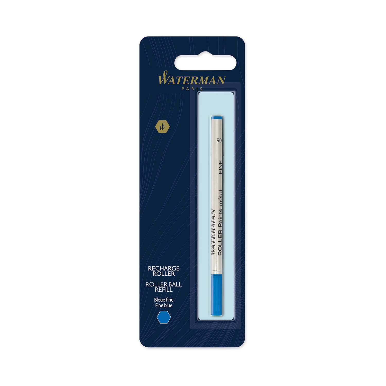 Waterman tušinuko papildymas mėlynas (F) - 1964018