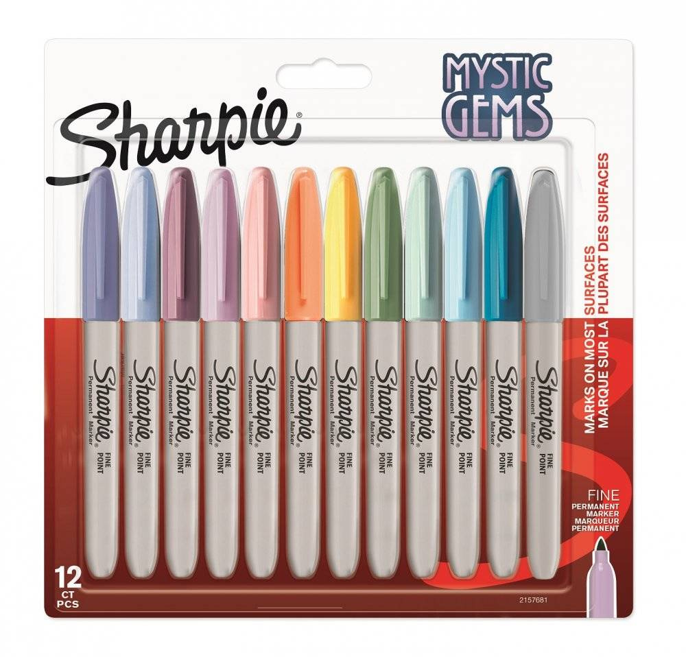 Markerių rinkinys Sharpie Fine Mystic Gems 12 vnt - 2157681