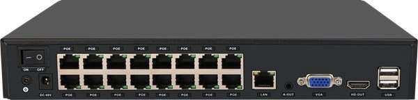 Foscam FNA216HE 8MP 16CH POE NVR 16 kanalų įrašymo įrenginys