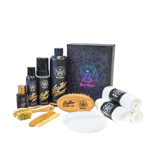 BadBoys Odos Priežiūros Rinkinys - Leather Care Set Premium
