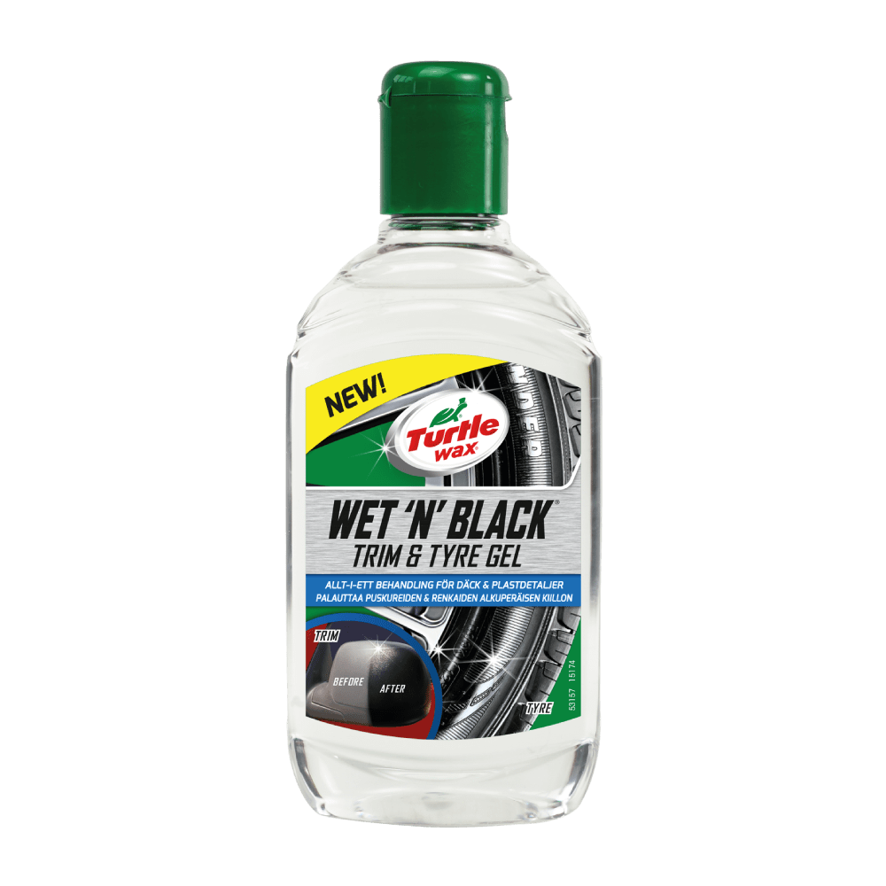 Turtle Wax padangų ir plastiko atnaujinimo priemonė – Wet 'n' Black