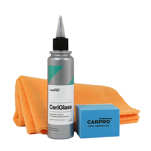 Carpro Stiklo Poliravimo Pastos Rinkinys - CeriGlass Kit 150 ml