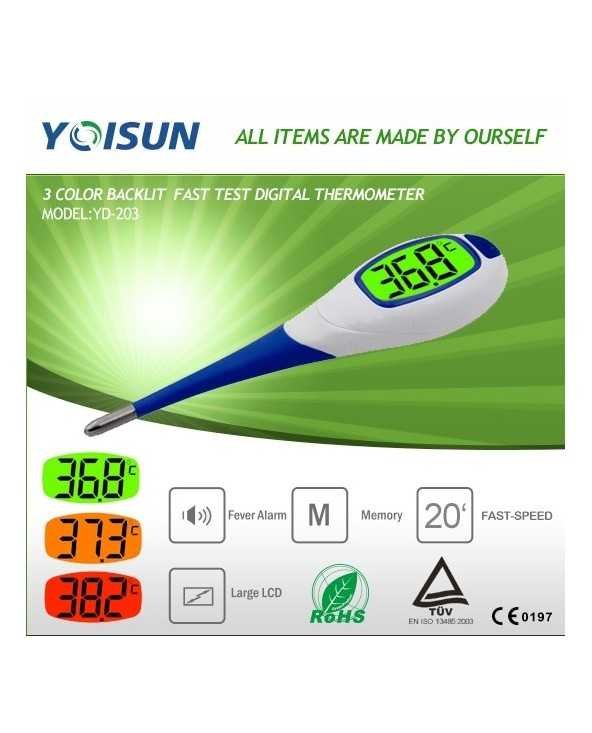 Buitinis skaitmeninis LCD medicininis termometras vaikams Suaugusiųjų kūno temperatūros matavimas