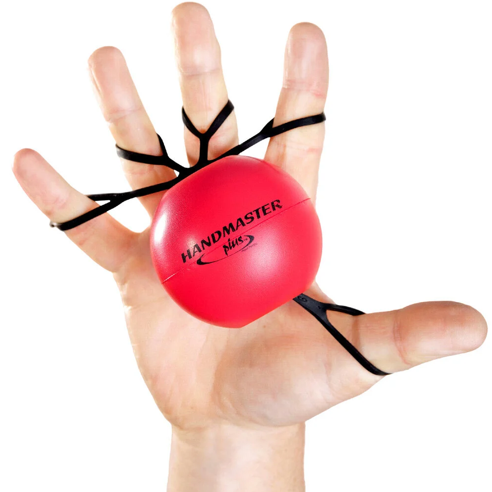 Rankos Treniruoklis Handmaster Plus,Raudonas,Vidutinis Stiprumas