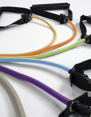 Apvali juosta MOVES Fit Tube 30 m (Spalva: Grey)