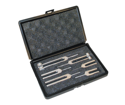 Derinimo šakučių rinkinys (6 vnt.) Baseline Tuning fork set with case (6 pieces)