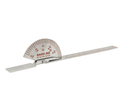 Goniometras pirštams Baseline Finger Goniometer - Metal (Ilgis: 15 cm)