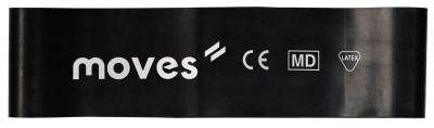 Mankštos juosta MOVES Wide Loop 30 x 7,5 cm (Spalva: Juoda)