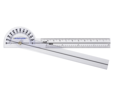 Plastikiniai goniometrai (15–30 cm) SAEHAN Plastic Goniometer (Ilgis: 15 cm)