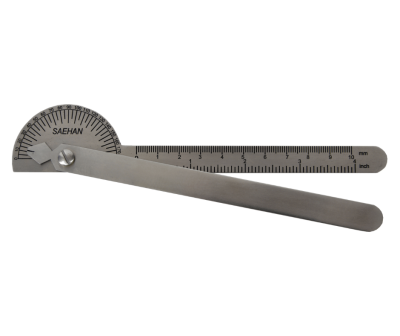 Nerūdijančio plieno goniometrai (15–35 cm) SAEHAN Stainless Steel Goniometer (Ilgis: 15 cm)