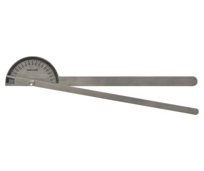 Nerūdijančio plieno goniometrai (15–35 cm) SAEHAN Stainless Steel Goniometer (Ilgis: 35 cm)