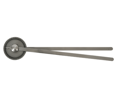 Nerūdijančio plieno goniometrai (15–35 cm) SAEHAN Stainless Steel Goniometer (Ilgis: 35 cm)