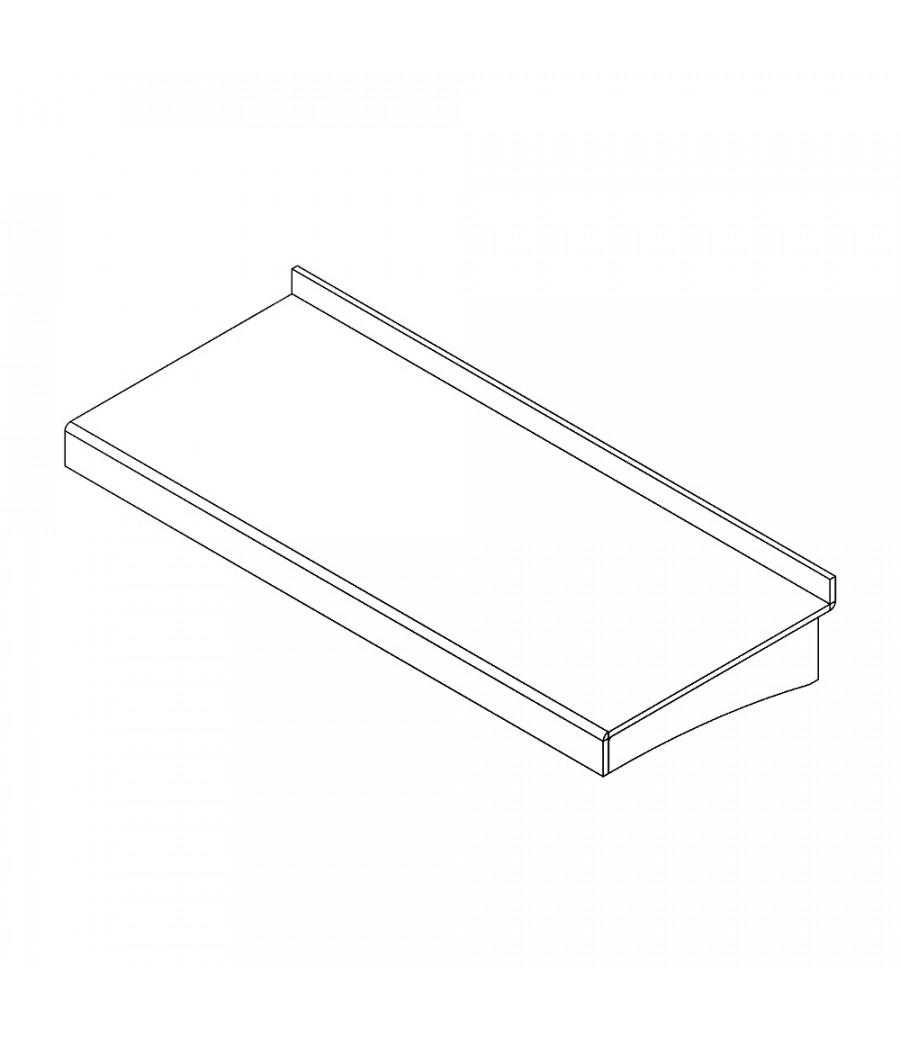 Lentynėlė į eurosienelę 300x120 mm