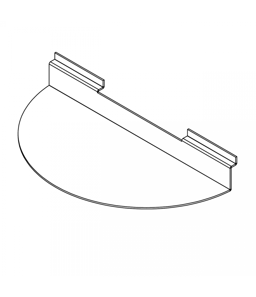 Lentynėlė į eurosienelę 300x150 mm