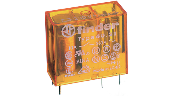 Relė 230VAC, 10A,1CO, Finder