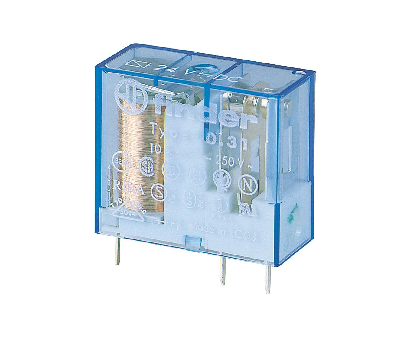 Relė 24VDC, 10A, 1CO, Finder